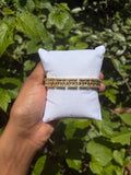 Gold Filled CZ Nugget Bracelet