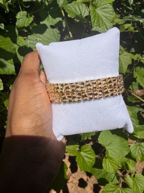 Classic Gold Filled Nugget Bracelet