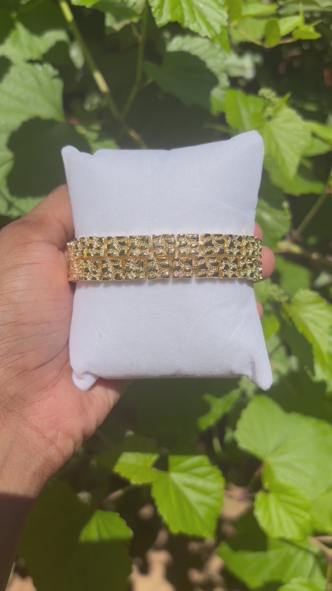 Classic Gold Filled Nugget Bracelet